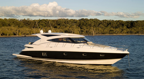 Aventura Business Monthly August 2011 Yacht Feature: Riviera 5800.