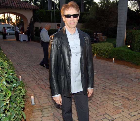 Movie producer and part-time South Beach resident Jerry Bruckheimer at a Miami Heat team benefit at the home of Shaquille O'Neal on Star Island.