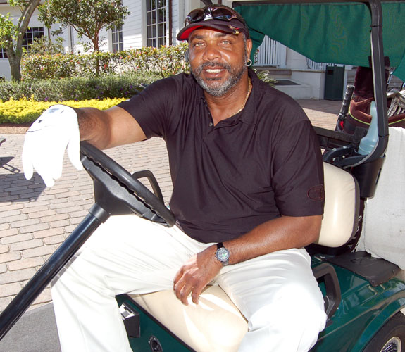 Ex-Major League slugger Dave Parker at the Jason Taylor Celebrity Golf Event at Grande Oaks in Davie, Fla.