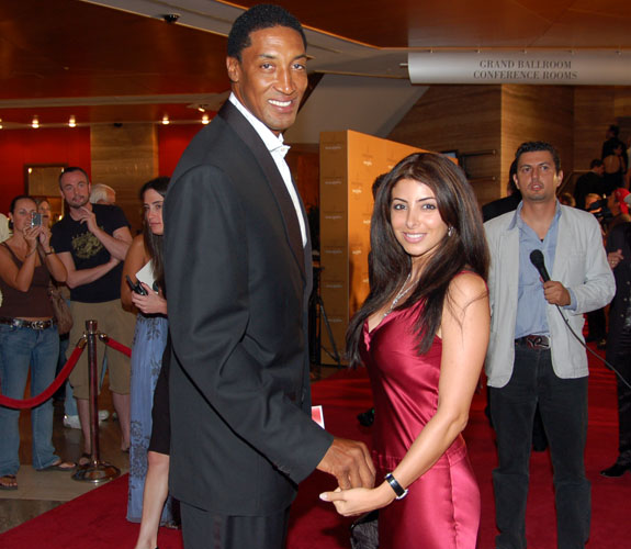 Former NBA forward Scottie Pippen, with his wife, Larsa, at the Make-A-Wish Foundation's signature fundraiser, the annual Intercontinental Ball.